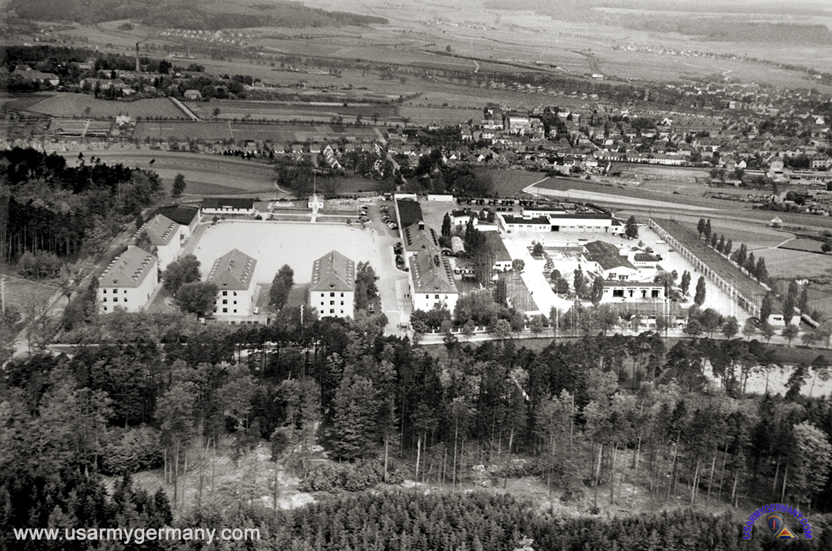 USAREUR Aerial Photos Barton Bks 1950s